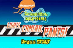 SpongeBob SquarePants - Lights, Camera, Pants! Title Screen